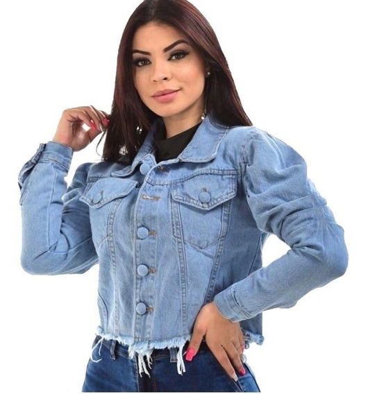 comprar jaqueta jeans feminina barata