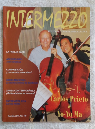 Revista Musica Clasica Intermezzo 05-07 Yo Yo Ma C Prieto