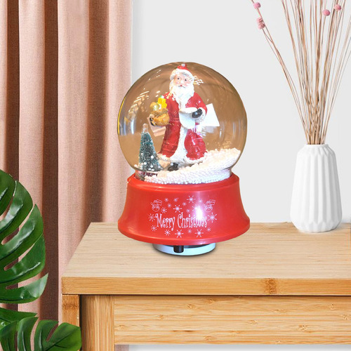 Adornos De Bola De Nieve De Navidad Estatuilla De Papá Noel
