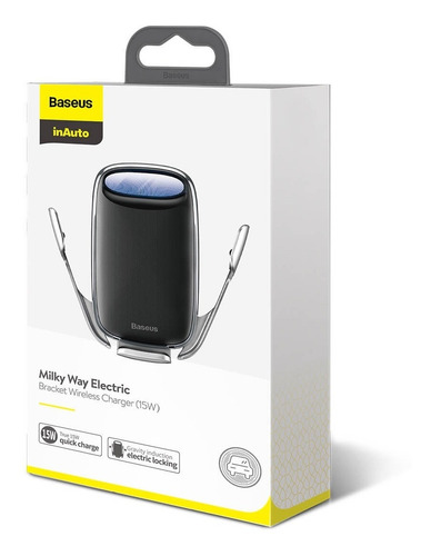 Imagen 4 de 10 de Soporte Carga Inalámbrica Rápida Auto Samsung Xiaomi iPhone