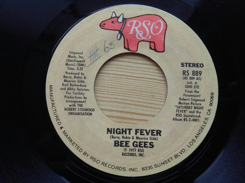 Mundo 45 Vinilo Bee Gees Night Fever