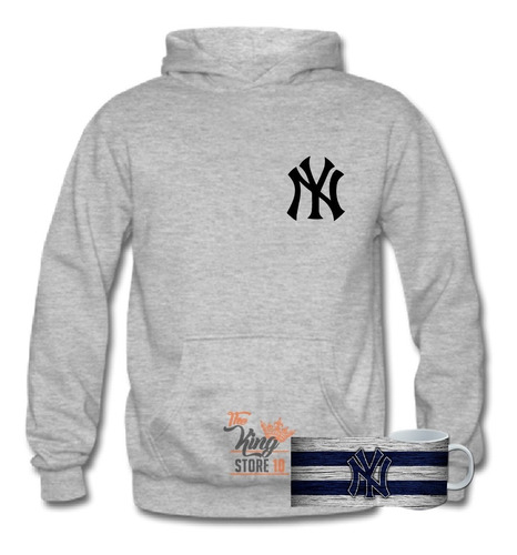 Poleron + Taza , Yankees, New York, Baseball, Gran Manzana Xxxl / Kingstore10