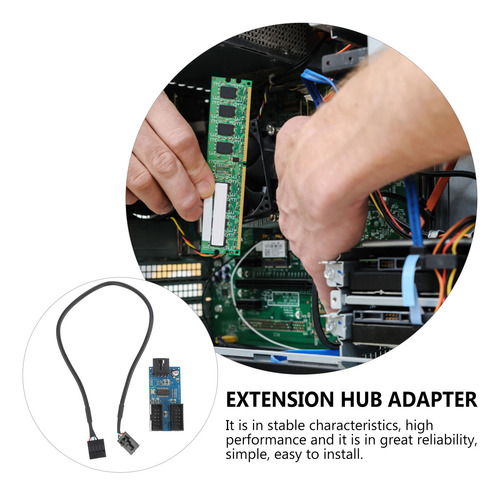 Extensor De Conector Usb, Multiplicador De Puertos Usb 2.0 D