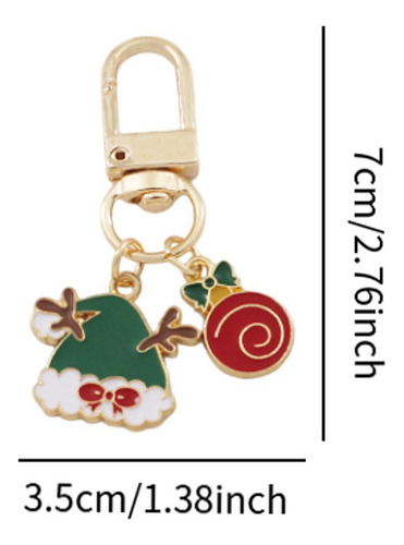 Llavero Navideño Con Figura Decorativa, Regalo De Navidad,