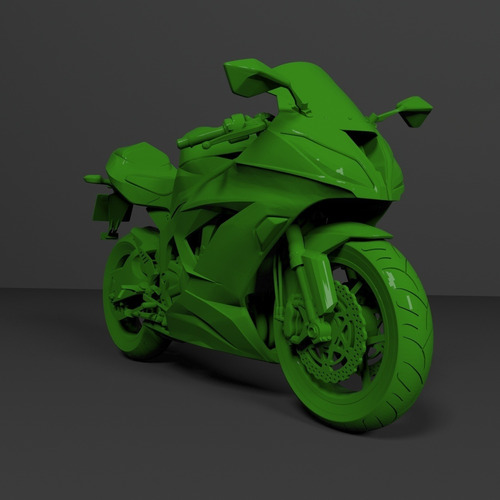 Kawasaki Ninja Zx-6r 636 2013-2018 Para La Im- Escultura