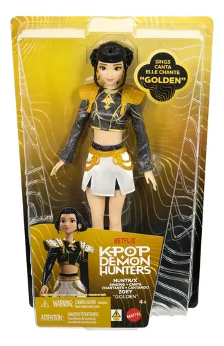 Boneca Mattel Kpop Demon Hunters Huntr/x Zoey Golden