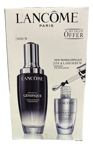 Set De Lancome Advanced Genifique Serum+eye Lash 100ml +20ml