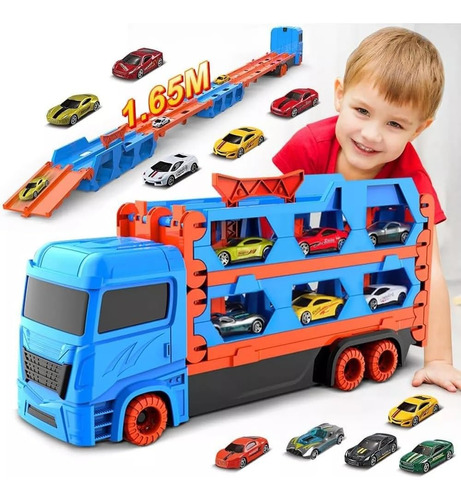 Camiones De Juguetes 6 En 1 Para Niños