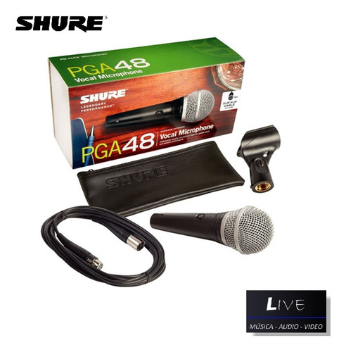 Micrófono Profesional Shure Pga48-xlr + Garantía