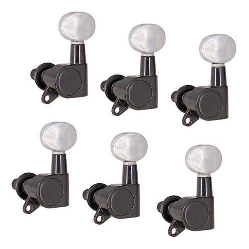 Imagen 8 de 9 de 6 Pcs Clavijas De Afinación Para Guitarra Acústica