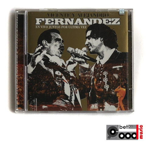 2 Cd´s Vicente & Alejandro Fernández En Vivo Juntos 