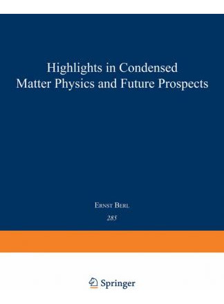 Libro Highlights In Condensed Matter Physics And Future P...