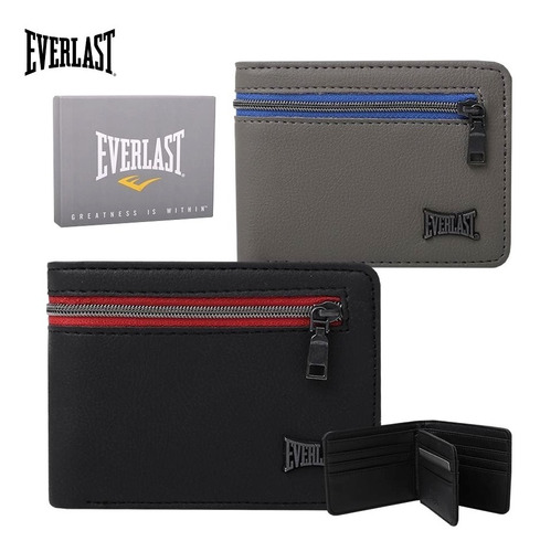 Billetera Hombre Everlast Eco Cuero Porta Tarjetas 26202