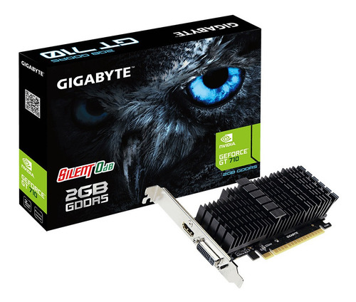 Placa Video Geforce Nvidia Gt 710 Ddr5 2gb Directx 12 E Hdmi