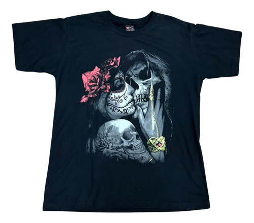 Camiseta Catrina Mexicana Caveira Skull Crânio Vida Morte