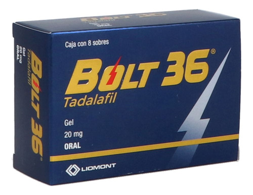 Bolt 36 20 Mg Oral 8 Sobre Con Gel