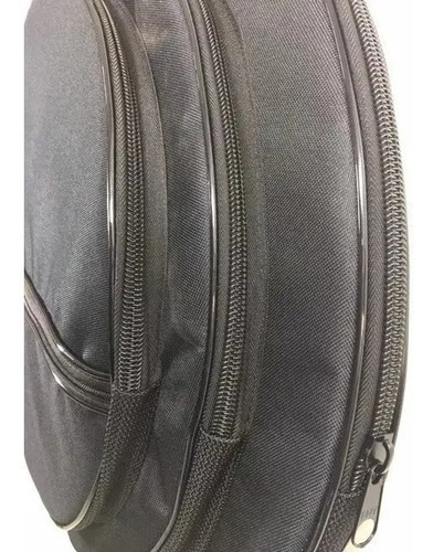 Imagem 4 de 9 de Capa Bag Pratos Até 22 Alça Mochila Regulador De Metal