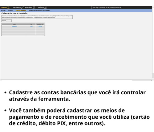 Planilha Excel De Fluxo De Caixa Diário