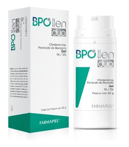 Bpollen Duo 30 G Farmapiel (peroxido Benzoilo/clindamicina) 