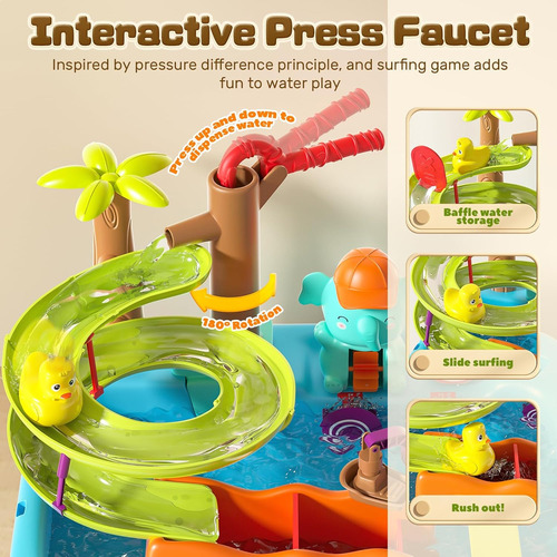 Cute Stone Fregadero De Juego Con Agua Corriente, Fregadero