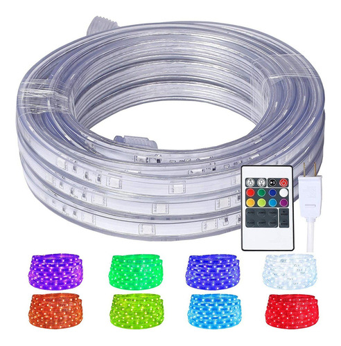 Led Luces De Cuerda   Pies Plano Flexible Rgb Franja