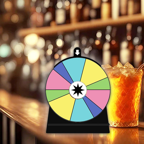 Rueda Giratoria De Colores, Juego De Beber 10 Ranuras