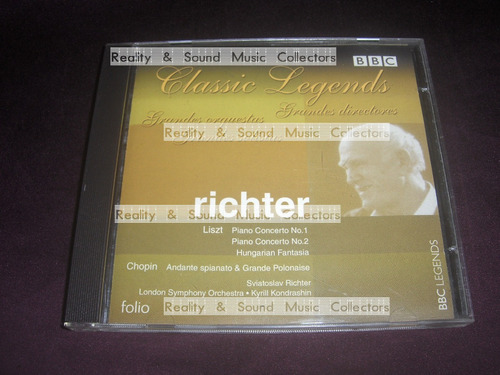 Richter Liszt Piano Concertos Chopin Cd Bbc 2001
