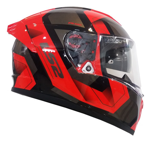 Casco Integral Ls2 Ff390 Breaker Evo Physics Rojo