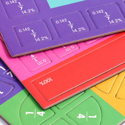 Manipuladores Matemáticos Azulejos De Fracciones Magnéticas