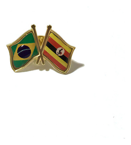 Pin Da Bandeira Do Brasil X Uganda