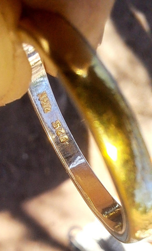 Alianza Matrimonial Plata Y Oro Usada Amarillo 19 (Usado)