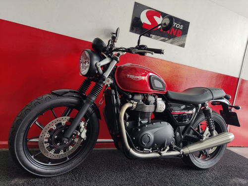 Triumph Street Twin 900 Abs 2002 Vermelha Vermelho