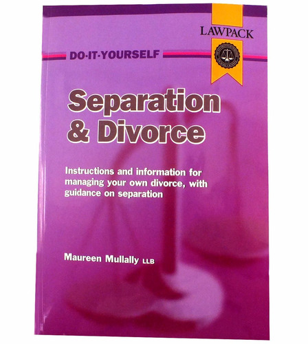 Livro Do-it-yourself Separation And Divorce Em Ingles B3392