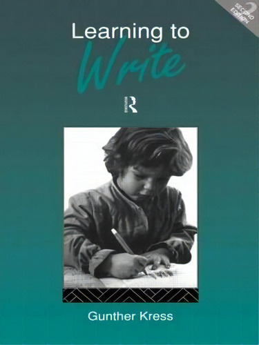 Learning To Write, De Gunther Kress. Editorial Taylor Francis Ltd, Tapa Blanda En Inglés