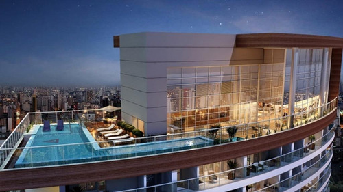 Imagem 14 de 23 de Apartamento 48 Metros Alto Padrão Andar Alto Lazer Completo Próximo Shopping Morumbi E Market Place! - 15516