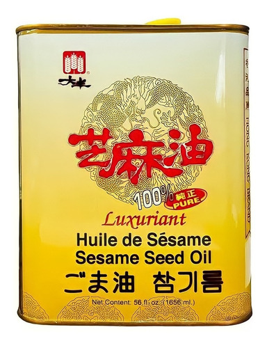 Aceite De Ajonjolí Puro Luxuriant Hong Kong 1.65 L