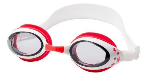 Goggle De Natación Sportedition Rojo/gris Infantil Af-8701