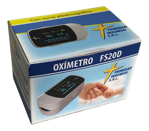 Oximetro De Pulso Oled Con Curva Plestimografica Y Estuche
