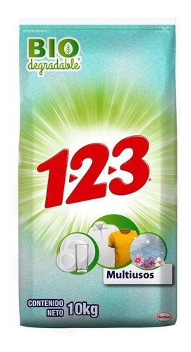 Bolsa Detergente Multiusos 123 De 10 Kg