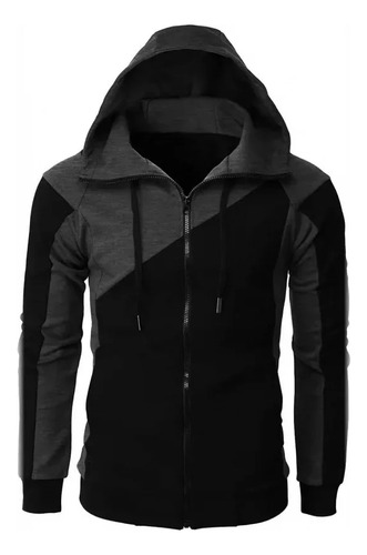 Sudadera Con Capucha Color Block Slim Fit Para Hombre