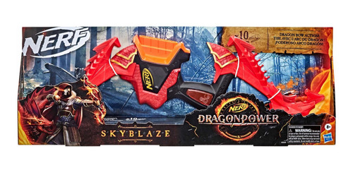Nerf Skyblaze Dragonpower Poderoso Arco Dragón Con Dardos
