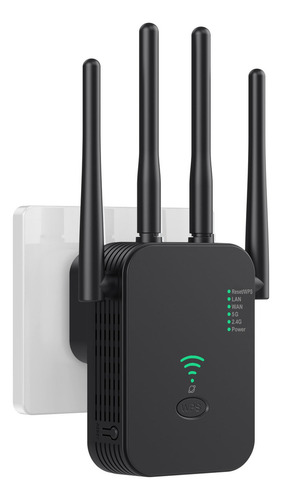 Repetidor Wifi Amplificador Señal De 1200mbps 2.4/5.8ghz Wps