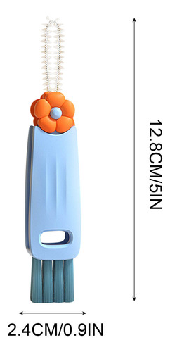 Cepillo De Limpieza Multifuncional X 3 En 1 Para Cubrir Taza
