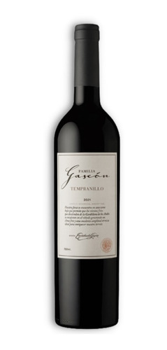 Familia Gascón Vino Tempranillo 750ml Escorihuela Gascón