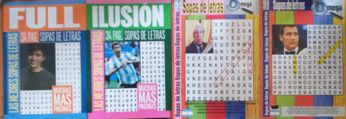 X4 Lote Revistas Sopa De Letras Dama Editorial