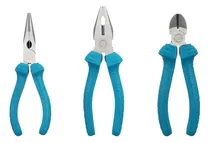 Comprar Kit 3 Pinzas Universal Punta Alicate Acero Total Industrial
