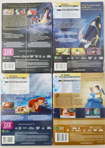 Blu Ray + Dvd Coleçao Disney (novo Lacrado) Com Luva