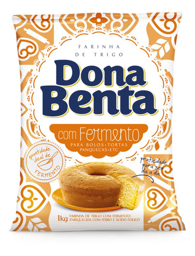 Farinha De Trigo C/ Fermento Dona Benta 1kg
