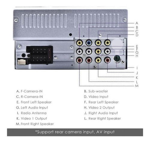 Auto Estéreo 2 Din Nakamichi Na3020 6.2 Pulg Dvd/usb/sd/bt