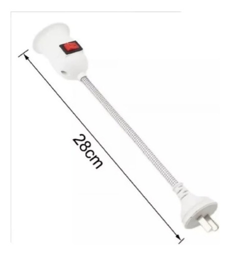 Foco 2 Extensión Para Soquete Y Enchufe
